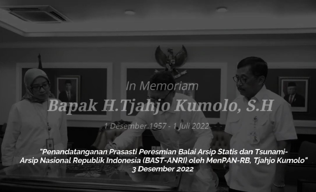 In Memoriam: Bapak H. Tjahjo Kumolo, S.H.